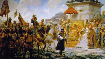 Entrada de Roger de Flor en Constantinopla, de José Moreno Carbonero. 1888