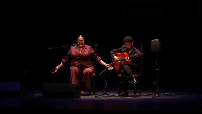 La cantaora Sara Corea, durante la fase de selección.