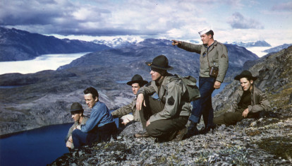 Militares estadounidenses en Groenlandia durante la Segunda Guerra Mundial