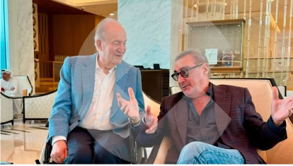 El Rey Juan Carlos con Carlos Herrera