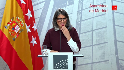 La portavoz de Más Madrid en la Asamblea, Manuela Bergerot