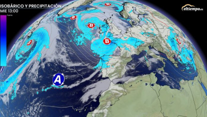 La borrasca Pedro afectará especialmente a Francia