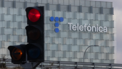 Fachada de la sede de Telefónica