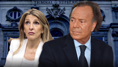 Yolanda Díaz y Julio Iglesias