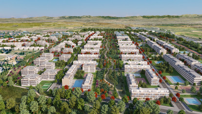 El nuevo barrio de Retamar de la Huerta en Madrid