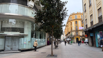 Local que deja vacío Pronovias, en la calle Cruz Conde