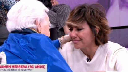 Sonsoles Ónega emocionada en 'Y ahora Sonsoles' Atresmedia