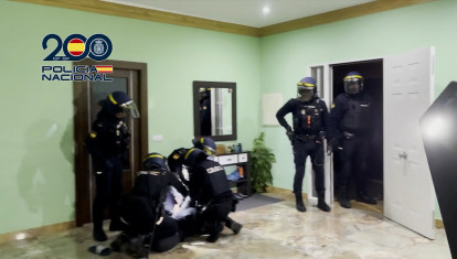 Fotograma del a intervención de la Policía