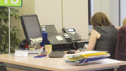 Imagen de archivo de una oficina de la Seguridad Social