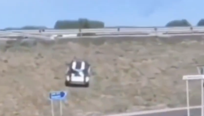 Imagen de la ubicación del vehículo de la Guardia Civil