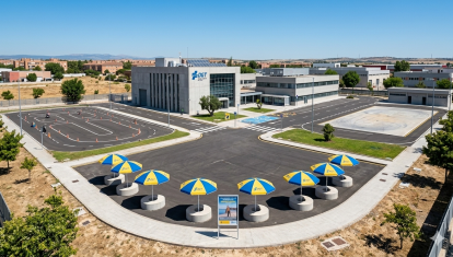 Las sombrillas están destinadas a los examinadores de Tráfico