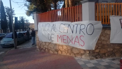 Protestas contra el centro de menas en Albacete