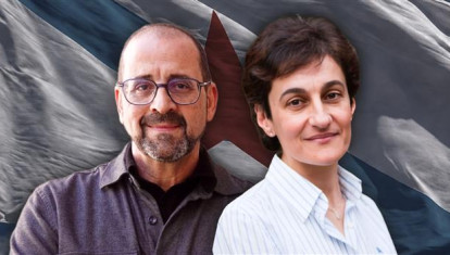 Dolores Vilavedra y su marido Henrique Monteagudo