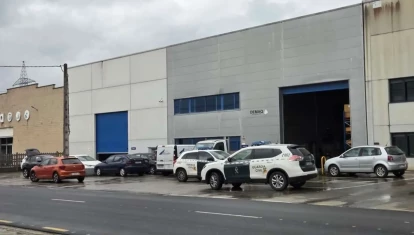 Nave en la que se produjo el accidente laboral en el que perdió la vida un joven