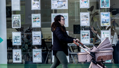Escaparate de una inmobiliaria