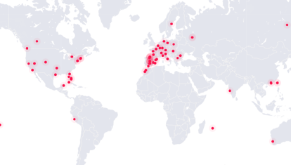 El mapa de las obras del artista español