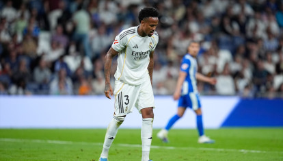 (Foto de ARCHIVO)
Eder Militao of Real Madrid CF is injured during the Spanish League, LaLiga EA Sports, football match played between Real Madrid and Deportivo Alaves at Bernabeu stadium on April 21, 2026, in Madrid, Spain.
Dennis Agyeman / AFP7 / Europa Press
21/4/2026 ONLY FOR USE IN SPAIN
