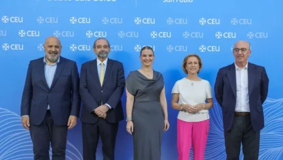 Jaime Martínez, Alfonso Bullón de Mendoza, Marga Prohens, Rosa Visiedo y Javier Tello