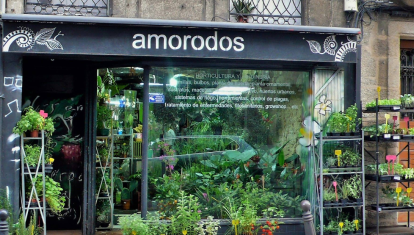 Floristería desde la que operaban