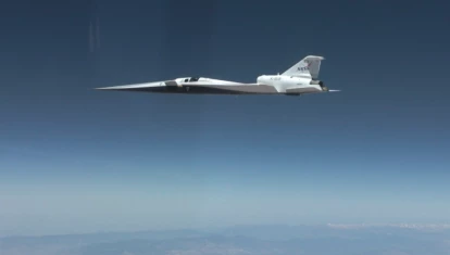 El avión de investigación supersónico silencioso X-59 de la NASA