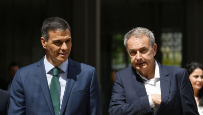 Pedro Sánchez y José Luis Rodríguez Zapatero, en una imagen de archivo