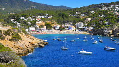 Cala Vadella en Sant Josep de Sa Talaia, en Ibiza
