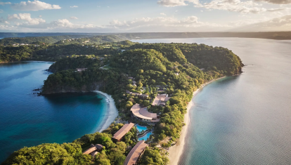 Vista del Four Seasons Resort Península Papagayo, en Costa Rica