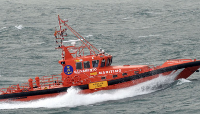 Lancha de rescate Salvamar Betelgeuse, de Salvamento Marítimo.
REMITIDA / HANDOUT por SALVAMENTO MARÍTIMO
Fotografía remitida a medios de comunicación exclusivamente para ilustrar la noticia a la que hace referencia la imagen, y citando la procedencia de la imagen en la firma
26/7/2026