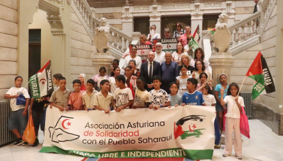 La Junta General del Principado de Asturias recibe a una delegación saharaui participante en el programa 'Vacaciones en Paz'.

REMITIDA / HANDOUT por JUNTA GENERAL DEL PRINCIPADO
Fotografía remitida a medios de comunicación exclusivamente para ilustrar la noticia a la que hace referencia la imagen, y citando la procedencia de la imagen en la firma
27/7/2026