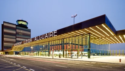 Terminal del aeropuerto de Lérida Alguaire