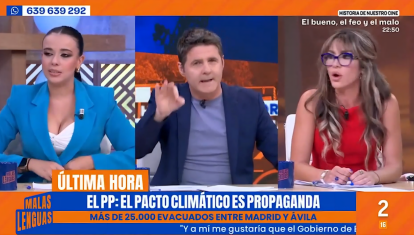Cintora, junto a Sarah Santaolla y Arancha Sánchez