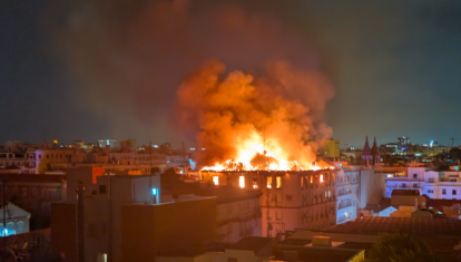 Imágenes del incendio