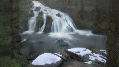 Una de las cascadas de Tubilla del Agua, en Burgos