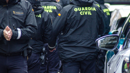 Un grupo de agentes de la Guardia Civil, en una imagen de archivo