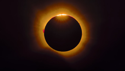 El eclipse total de Sol, desde Comarruga (Tarragona)
