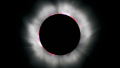 Reproducción del eclipse total del verano de 2027
