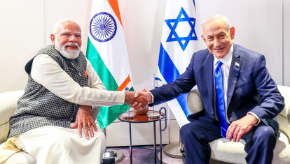(Foto de ARCHIVO)
25 February 2026, Israel, Tel Aviv: India's Prime Minister Narendra Modi meets with Israeli Prime Minister Benjamin Netanyahu in Tel Aviv. Photo: Seshadri Sukumar/ZUMA Press Wire/dpa
Seshadri Sukumar/ZUMA Press Wire / DPA
25/2/2026 ONLY FOR USE IN SPAIN