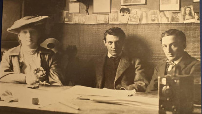 Picasso y Fernande Olivier el 26 de mayo de 1906 en Barcelona, el día antes de emprender viaje a Gósol
