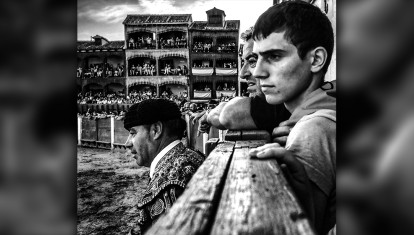 Toros en la Plaza del Coso en Peñafiel