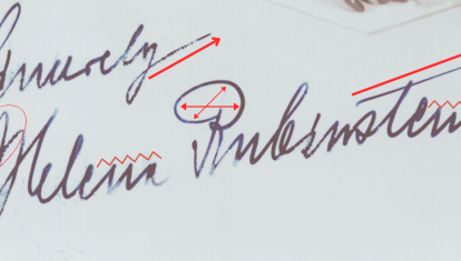 Firma de Helena Rubinstein