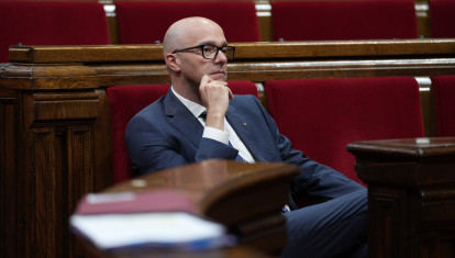 El conseller de Derechos Sociales de la Generalitat de Catalunya, Raúl Moreno, durante una sesión plenaria, en el Parlament de Catalunya, a 22 de julio de 2026, en Barcelona, Cataluña (España).