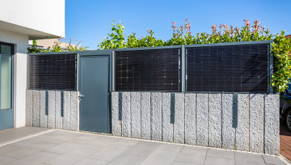 Ejemplo de vallas solares