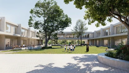 Imagen del nuevo campus difundida por Coruña British International School