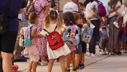 Escolares de Málaga, en el inicio del pasado curso acaémico