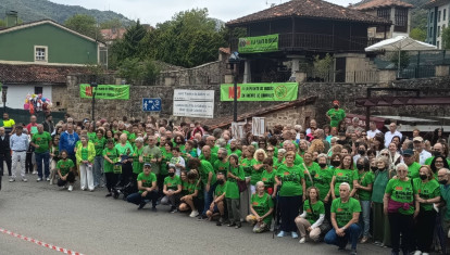 Manifestación en Arenas de Cabrales el pasado lunes