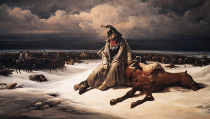 'Retirada de Rusia', por Bernard-Edouard Swebach (1838)