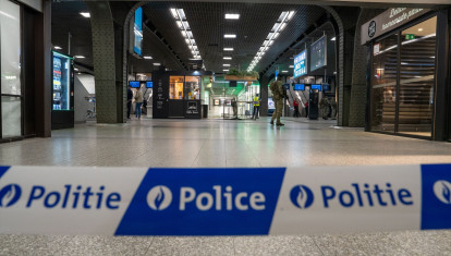 Imagen de archivo de la Estación del Sur de Bruselas del pasado mayo, cuando fue desalojada por un paquete sospechoso