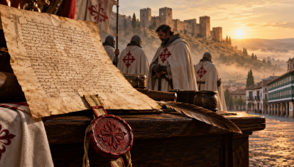 El manuscrito que puso a unos monjes en pie de guerra llega a Almagro 868 años después