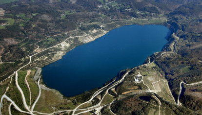 Lago de Meirama, en Cerceda