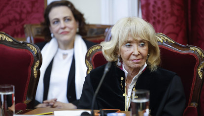 María Teresa Fernández de la Vega, en primer término, en una imagen de 2024
